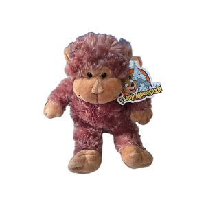 Teddy Mountain 10" Mookie The Monkey Brown Plush Soft Curly Denmark EUC Preowned